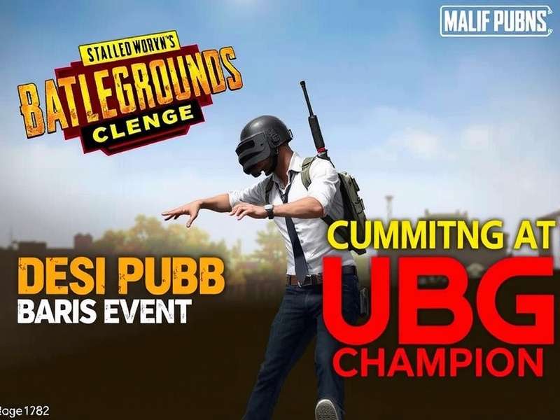 Players gathering for a Desi PUBG Champion tournament Desi PUBG Champion community event